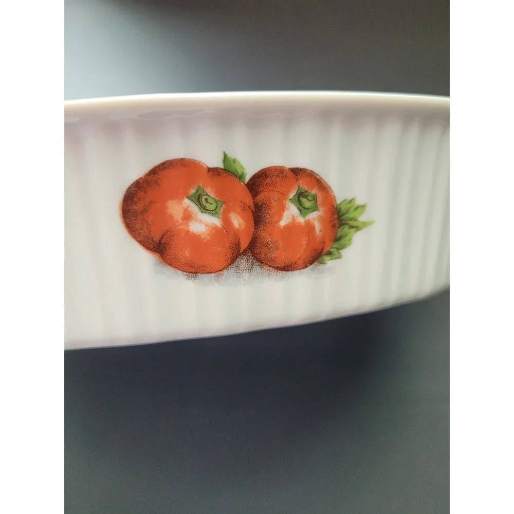 Oval Baking Dish French Porcelain 12